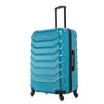 InUSA ENDURANCE Luggage with Spinner Wheels | Durable Lightweight Hardside Suitcase, Spacious Travel Bag with Handle and Trolley | 28-Inch Large Checked Luggage | Teal