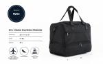 Scotch & Soda Amsterdam Travel Duffel Bag, Black, 20-Inch