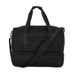 Scotch & Soda Amsterdam Travel Duffel Bag, Black, 20-Inch