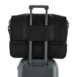 Scotch & Soda Amsterdam Travel Duffel Bag, Black, 20-Inch