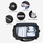 Gym Bag for Women, Cute Travel Duffel Bag with Shoe Compartment & Wet Pocket, Lightweight Puffer Weekender Overnight Bag, Travel Carry On for Sport, Hospital, Yoga