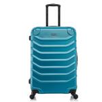 InUSA ENDURANCE Luggage with Spinner Wheels | Durable Lightweight Hardside Suitcase, Spacious Travel Bag with Handle and Trolley | 28-Inch Large Checked Luggage | Teal