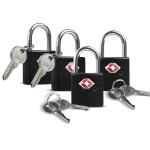 UP Security TSA Locks for Luggage with Keys, Luggage Locks TSA Approved 4 Pack, International Travel Essentials, Small Padlock with Key, Mini Padlock for Suitcase, Backpack, Bag, Zipper, Case, Box