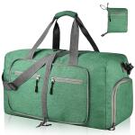 Dimayar 115L Travel Duffle Bag for Men Women - Foldable Duffel Bag with Shoes Compartment - Overnight Bags Waterproof & Tear Resistant(Forest Green)