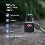 UP Security TSA Locks for Luggage with Keys, Luggage Locks TSA Approved 4 Pack, International Travel Essentials, Small Padlock with Key, Mini Padlock for Suitcase, Backpack, Bag, Zipper, Case, Box