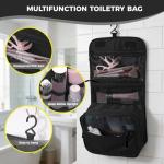 Idcymoul Ultralight Compression Packing Cubes for Travel - 8 Set Packing Cubes Compression Suitcase Luggage Organizer, Travel Essential Set with Toiletry Bag Laundry Bag (Black)