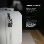 UP Security TSA Locks for Luggage with Keys, Luggage Locks TSA Approved 4 Pack, International Travel Essentials, Small Padlock with Key, Mini Padlock for Suitcase, Backpack, Bag, Zipper, Case, Box