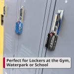 Fosmon TSA Approved Locks for Luggage. Suitcase Locks with Open Alert Indicator, 3 Digit Combination Padlock with Alloy Body for Travel, Backpack Zipper Anti Theft, Locker, Gym, Gun Case, Tent- 4 Pack