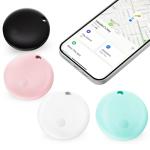 Lmrbelec Tracker Tags, Item Finder Work with Apple Find My (iOS Only), Tracking Device Locator Smart Tag for Luggage, Keys, Wallet, Bike, Bags (Multi-Color, 4 Pack)