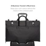 TUMI - Alpha Garment Bag Tri-Fold Carry-On - Gown & Suit Carrier - Travel Garment Bag - Hand Carry Luggage - TUMI Tracer - Black