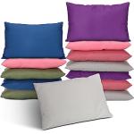 Kigley 12 Pack Mini Pillows for Daycare 9.1 x 13.8'' Small Travel Pillow Bulk Soft Breathable Cotton Pillow for Nap Travel Pet Neck Lumbar Purse Insert (Dark Color)