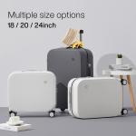 Mixi Patent Design Travel Luggage Women Men Suitcase On Wheels Spinner Trolley Case Bag 18" Carry On 20" 24" Check In 100% PC