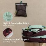 Morning Deer 5-Piece Set Packing Cubes for Travel,Lightweight Luggage Organizer Bags for Suitcase, Perfect for Business Trips & Vacations – Organize Clothes, Shoes, Toiletries,Cosmetics & Cards