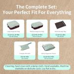 Morning Deer 5-Piece Set Packing Cubes for Travel,Lightweight Luggage Organizer Bags for Suitcase, Perfect for Business Trips & Vacations – Organize Clothes, Shoes, Toiletries,Cosmetics & Cards