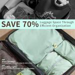 Morning Deer 5-Piece Set Packing Cubes for Travel,Lightweight Luggage Organizer Bags for Suitcase, Perfect for Business Trips & Vacations – Organize Clothes, Shoes, Toiletries,Cosmetics & Cards