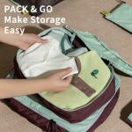 Morning Deer 5-Piece Set Packing Cubes for Travel,Lightweight Luggage Organizer Bags for Suitcase, Perfect for Business Trips & Vacations – Organize Clothes, Shoes, Toiletries,Cosmetics & Cards