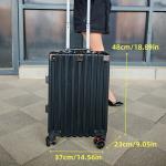 20inch 22inch 24inch 26inch Trolley Suitcase Suitcase Aluminum Frame Closure Hard Shell Storage Box Outdoor Travel Universal Wheel Password Lock