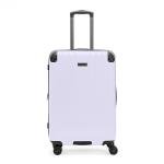 Flying Axis Collection Lightweight Hardside Expandable 8-Wheel Spinner Luggage, Lavender, 24-Inch Checked