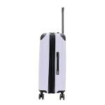 Flying Axis Collection Lightweight Hardside Expandable 8-Wheel Spinner Luggage, Lavender, 24-Inch Checked