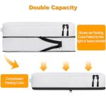 Velaybor 8 Set Compression Packing Cubes for Travel, Waterproof Luggage Organizers, Suitcase Organizer Set for Carry-On & Checked Baggage, Travel Accessories for Men & Women