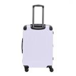 Flying Axis Collection Lightweight Hardside Expandable 8-Wheel Spinner Luggage, Lavender, 24-Inch Checked