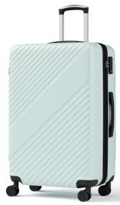 28 Inch Checked Luggage, ABS Hardside Suitcase with Spinner Wheels, TSA Security Lock, Lightweight Large Luggage for Women, Men, Expandable Travel Suitcase for Business, Road Trips & Family Vacations