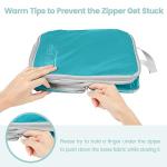 Cambond Compression Packing Cubes for Travel - 4 Piece Expandable Luggage Packing Organizers Bags Set, Lightweight Compression Cubes for Travel Essentials Carry on Suitcases, Multi-color