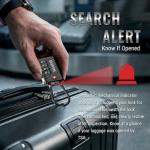 ANVIL TSA Approved Luggage Locks, 4 Digit Combination Travel Suitcase Locks with TSA008 Core and Open Alert Indicator, Zinc Alloy Body. (2, Black)