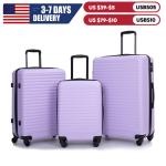 Travelhouse 3 Piece Hardside Luggage Set Hardshell Lightweight Suitcase with TSA Lock Spinner Wheels 20in24in28in