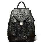lukanikexima New Crocodile Backpack male  Casual Fashion Large Capacity Travel Backpack dbag for male two shoulder strap bag