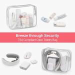 Cambond Compression Packing Cubes Travel - 6 Set Packing Cubes for Carry on Suitcases, Expandable Travel Bags Luggage Suitcase Organizers Compression Cubes with Shoe Bag Makeup Bag, Watermelon Pink