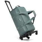 JenniBag Convertible Travel Bag for Women, 60L Weekender Garment Duffel Carry-On with Shoe Compartment, Trolley Sleeve, Durable Water-Resistant Overnight Bag (Classic, Teal)