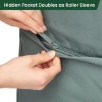 JenniBag Convertible Travel Bag for Women, 60L Weekender Garment Duffel Carry-On with Shoe Compartment, Trolley Sleeve, Durable Water-Resistant Overnight Bag (Classic, Teal)