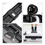 New Fashion Suitcase USB Port Rolling Luggage 28 inch Aluminum Frame Password Lock Travel Suitcase Lightweight Boardable 20 inch