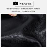 Men's High-end Business Backpack Genuine Leather Simple Business Large Capacity Fashion Travel Men's Backpack Laptop Bag For Men