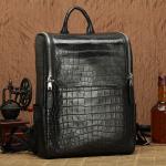 lukanikexima New in 2026 backpack casual fashion large capacity travel backpack men male crocodile bag