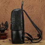 lukanikexima New in 2026 backpack casual fashion large capacity travel backpack men male crocodile bag