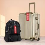 MEDMAX Medical Supplies Inside Luggage Tag 2 Pack, Double Sided Emergency Medical Alert Keychain Tags for CPAP Respiratory Equipment, Diabetes, Allergy Bag