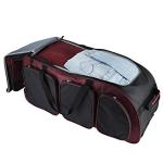 Travelers Club 30" Xpedition Rolling Duffel Bag, Crimson Red