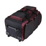 Travelers Club 30" Xpedition Rolling Duffel Bag, Crimson Red