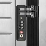 Ech.Apr Travel Locks TSA Approved, 2 Pack Built-in Combination Luggage Replacement Locks, 3-Digit Code TSA Suitcase Lock for Backpack, Baggage, Travel Bags Black - JS-507B