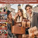 iFForce Laser Engraving Khaki Luggage Tags Material - 10 Sets Ideal Laserable Engravable Faux PU Leather Gifts - Lasable Leatherette Name ID with Flap Cover for Suitcases Bag Backpack During Trip