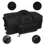 124L Large Capacity Tactical Duffel Bag Rolling Luggage for Heavy-Duty Camping Hiking Luggage Travel Suitcase