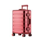 2024 New Large Capacity Durable Luggage Sets Aluminum Suitcase Women Girl Carry-On Boarding Travel 20/24/29