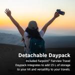 Osprey Fairview 55L Women's Travel Backpack - Carry On Bag with Personal Item Sized Detachable Daypack, Cascade Blue-Torrent Blue