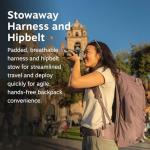 Osprey Fairview 55L Women's Travel Backpack - Carry On Bag with Personal Item Sized Detachable Daypack, Cascade Blue-Torrent Blue