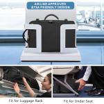 Beraliy Travel Backpack for Men Women, Large Carry On Backpack, Personal Item Bag Airline Approved, 17 inch Laptop Backpack, Business Work Gym Weekender Bag, Black