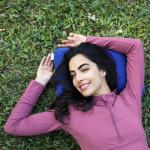 LSFFM Travel & Camping Memory Foam Pillow, Travel Essentials, Hammock Pillows with Double-Layered Pillow Cover, Easy to Clean, Compact Travel Pillows for Sleeping (Grey)