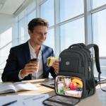 MATEIN 17 Inch Laptop Backpack, TSA Large Travel Backpack with Lunch Box, Anti-Theft Work Business Carry On with USB Port, Water Resistant Sturdy College Computer Backpack for Men Women