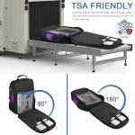 Z-MGKISS 52L Travel Backpack for Women, Large Waterproof Anti-Theft Backpack 17.3 Inch with USB Port, TSA-Approved Daypack, Gifts for Women Teacher Business College, Purple